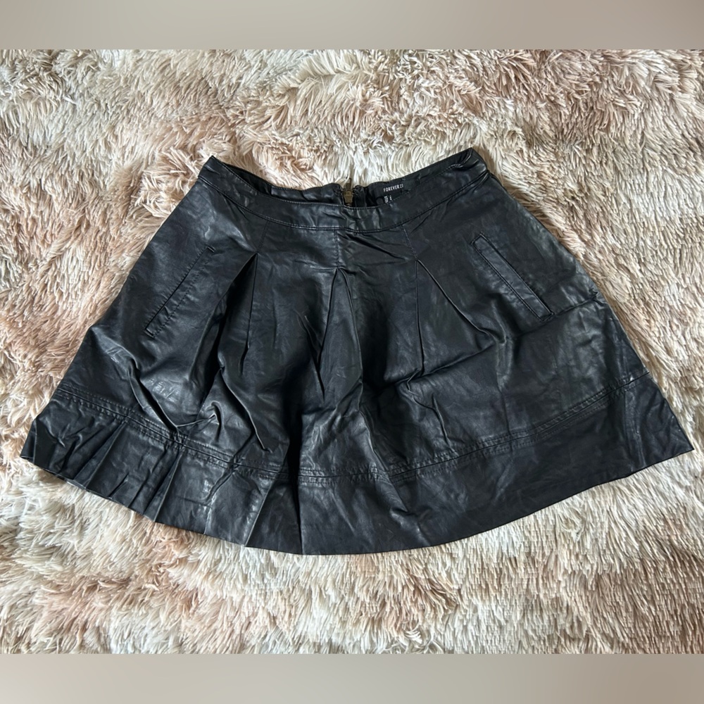 Forever 21 Faux Leather Skirt